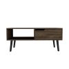 Hamburg Coffee Table, One Open Shelf, One Drawer