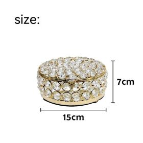 Light Luxury Jewelry Box High-grade Crystal Glass Transparent Exquisite Box