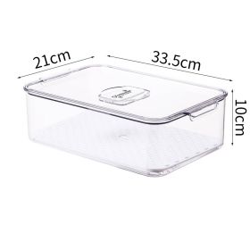 Large Capacity Sealed Food Storage Box With Lid (Option: 6.9L Double handle)