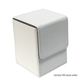 Vertical Card Box Card Storage Box (Option: White-100)