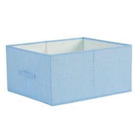 Drawer Closet Folding Storage Organizing Box (Option: Sky Blue-50x40x29cm)