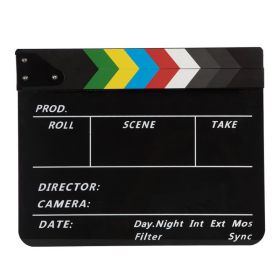 Shooting Props Film Racket Acrylic Board (Option: Color Blackboard English)