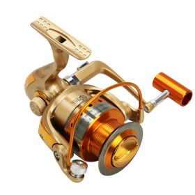 Metal Head Rocker Fishing Reel Fishing Reel Spinning Wheel Sea Rod Wheel (Option: Orange-1000style)