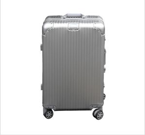 Aluminum Magnesium Alloy Trolley Case (Option: Classic Silver-20 Inch)