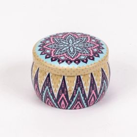 Household Fashion Personality 4oz Drum Jar (Option: Ethnic Style A7)