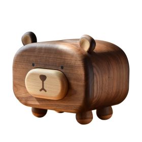 Multifunctional Living Room Tissue Storage Box (Option: Bear Sign)