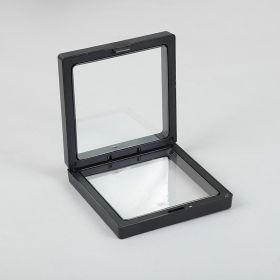 Anti-oxidation PE Film Jewelry Storage Box Color Film Suspension Box (Option: Black-7 √ó 7 √ó 2cm)